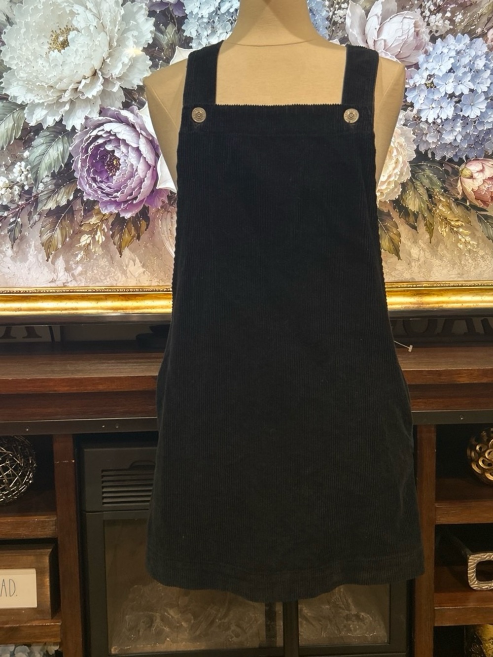 BDG Black Ribbed Top